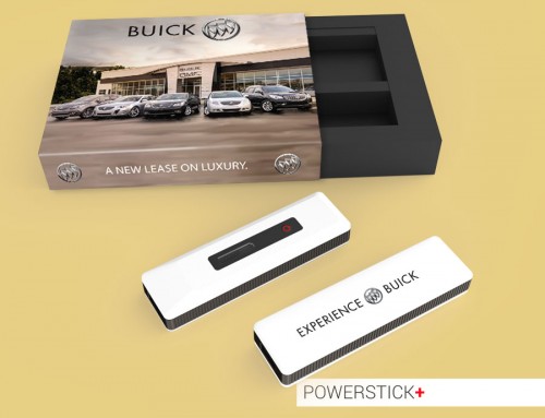 Buick PowerStick+ with custom packaging