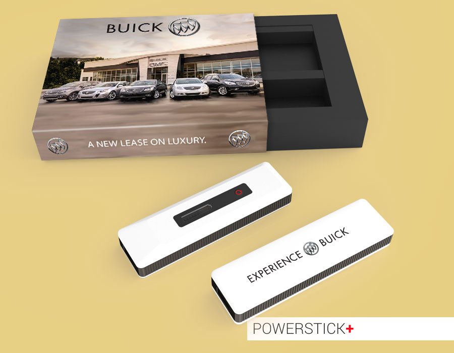 PowerStick+ back-up phone charger for BUICK lease renewal