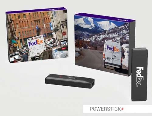 FedEx PowerStick+ with custom packaging