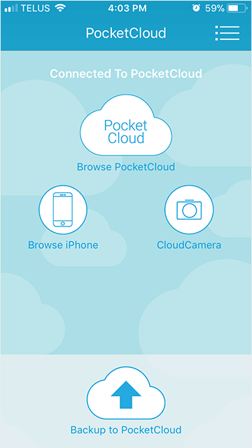  Browse PocketCloud