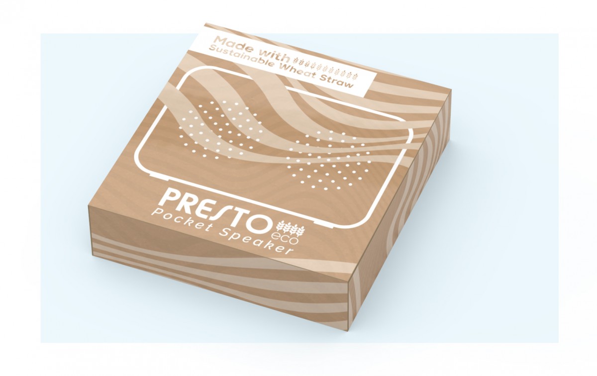 Presto Eco: Eco-Friendly Pocket Speaker | Powerstick.com