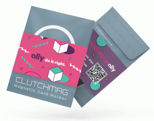 ClutchMag standard envelope with custom sleeve packaging