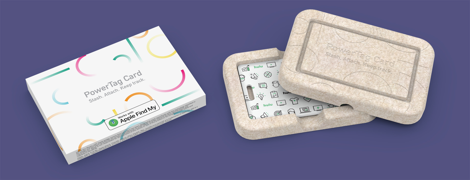 PowerTag Card recyclable packaging