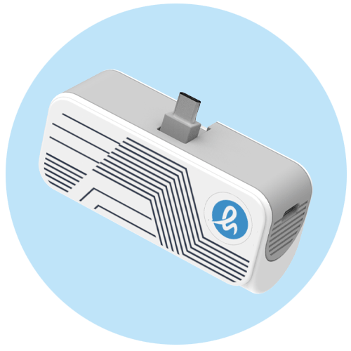 PowerSnap flip-up connector