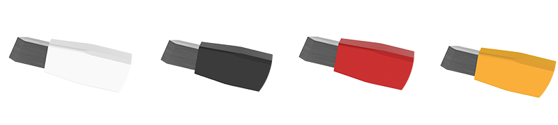 Chisel4colours chisel available in 4 colours
